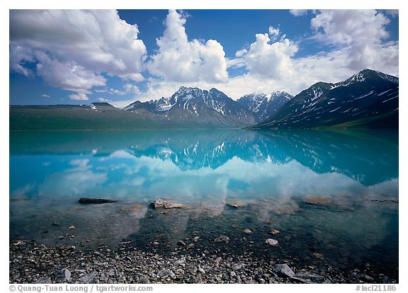 Turquoise Lake,  Lake Clark National Park, Alaska.  ()