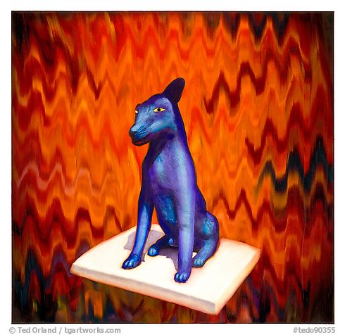 The One-Eared Blue Dog from Hell, 1998.  ()